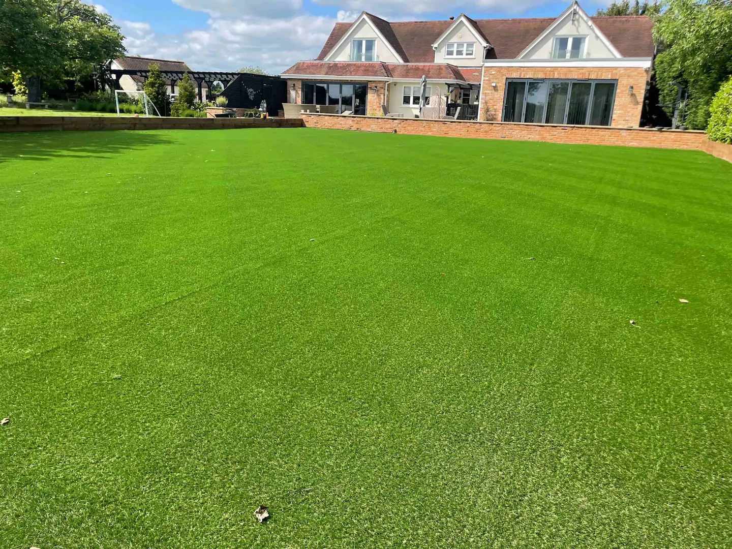 Fake grass installed in Essex