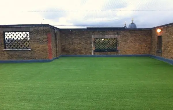 Artificial lawn installed on roof terrace in Maidstone
