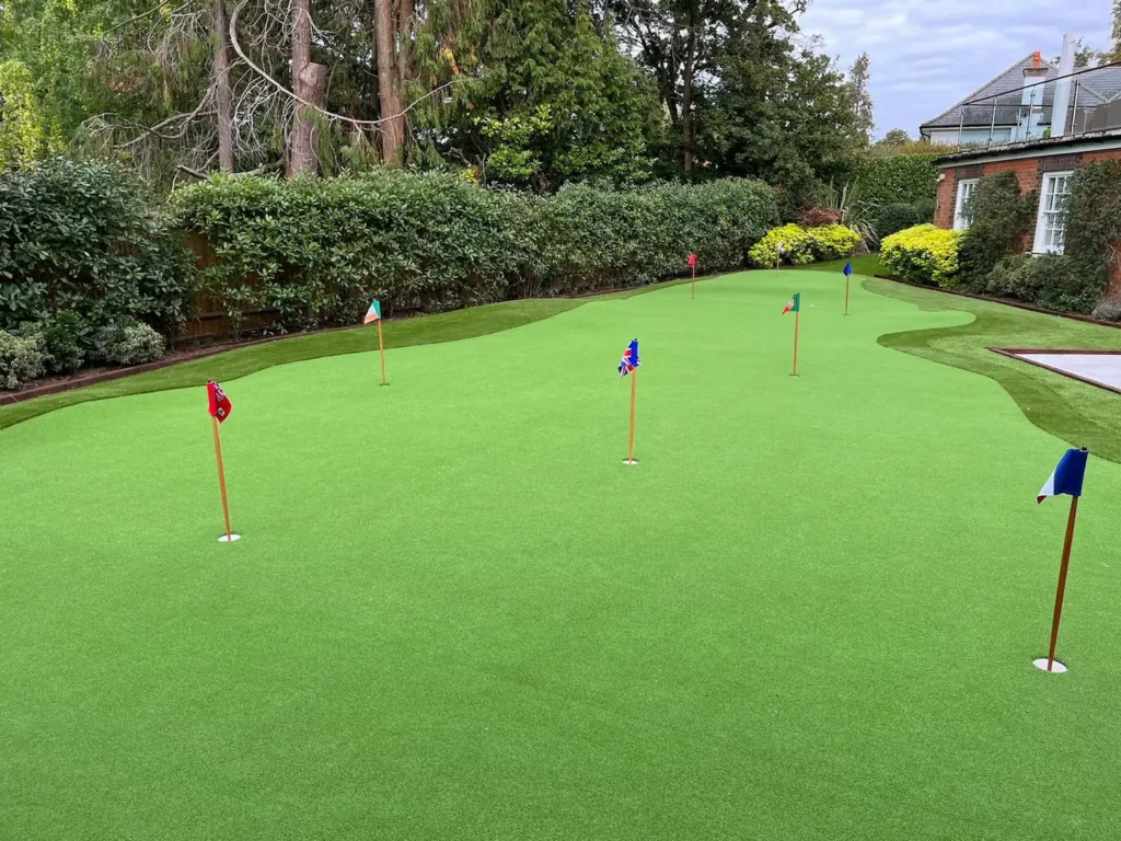 Putting lawn installed in Cobham Surrey