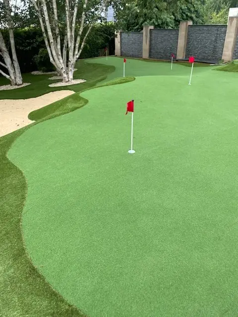 Putting green install